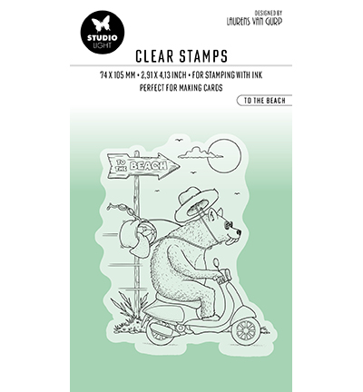 BL-ES-STAMP456 - Laurens van Gurp - To the beach By Laurens nr.456 - 