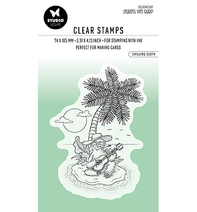 BL-ES-STAMP459 - Laurens van Gurp - Chilling sloth By Laurens nr.459 - 