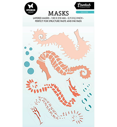 SL-ES-MASK197 - StudioLight - Seahorse Essentials nr.197 - Animaux