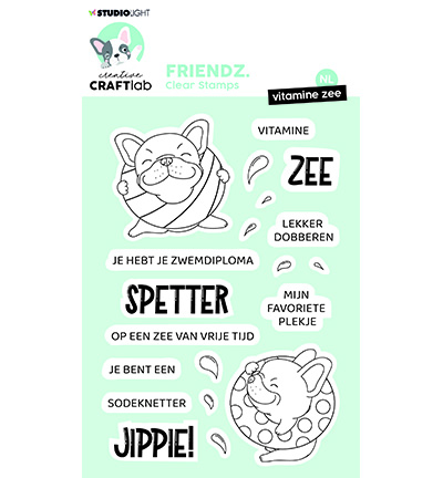 CCL-FR-STAMP469 - CraftLab - Vitamine Zee Friendz nr.469 - Textes