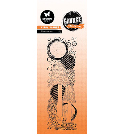 SL-GR-STAMP446 - StudioLight - Mushrooms Grunge collection nr.446 - 