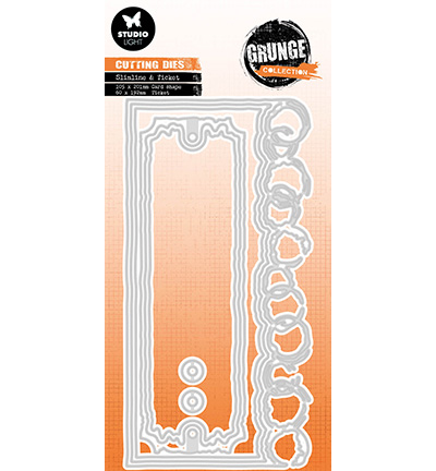 SL-GR-CD533 - StudioLight - Slimline + Ticket Grunge collection nr.533 - Slimline