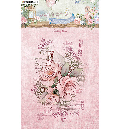 JMA-RM-STAMP481 - Jenine's - Sending roses Romantic Moments nr.481 - Fleurs