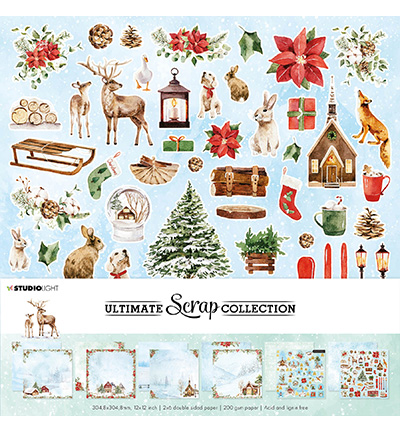 SL-USC-PS29 - StudioLight - Paper Set Christmas Ultimate scrap collection nr.29 - Paper Set