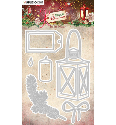 SL-MC-CD691 - StudioLight - Lantern scenery Magical Christmas nr.691 - Noël, hiver