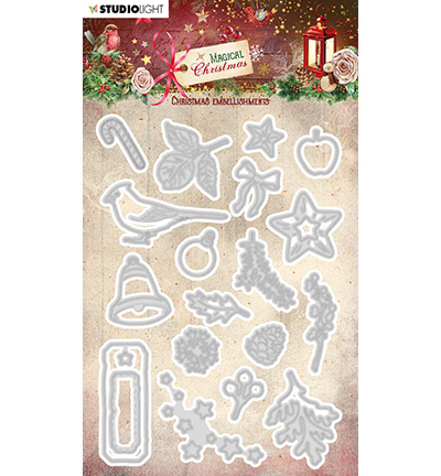 SL-MC-CD692 - StudioLight - Christmas embellishments Magical Christmas nr.692 - Noël, hiver