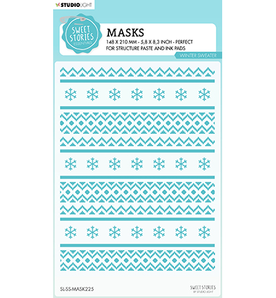 SL-SS-MASK225 - StudioLight - Winter sweater Sweet Stories nr.225 - Noël, hiver