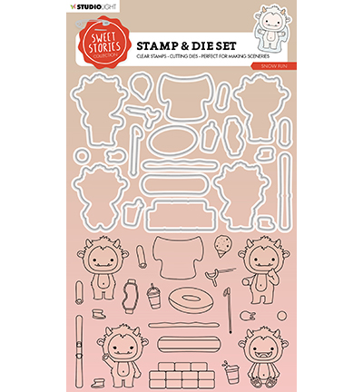 SL-SS-SCD66 - StudioLight - Snow fun Sweet Stories nr.66 - Noël, hiver