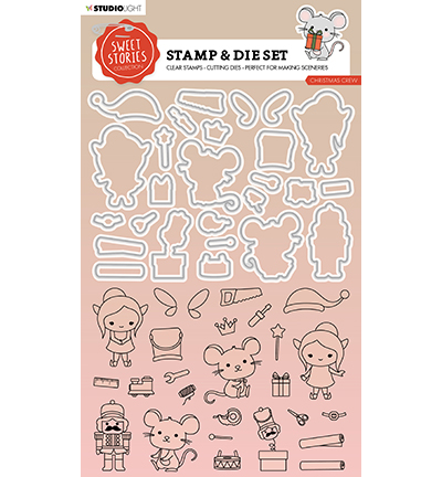 SL-SS-SCD67 - StudioLight - Christmas crew Sweet Stories nr.67 - Noël, hiver