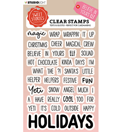 SL-SS-STAMP498 - StudioLight - Quotes believe in yours elf Sweet Stories nr.498 - Textes