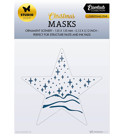 SL-ES-MASK216 - StudioLight - Christmas star Essentials nr.216 - Noël, hiver