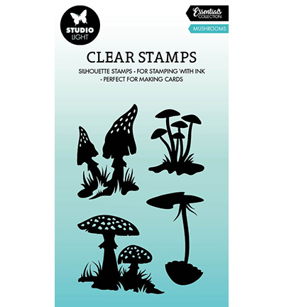 SL-ES-STAMP495 - StudioLight - Mushrooms Essentials nr.495 - Automne, Halloween