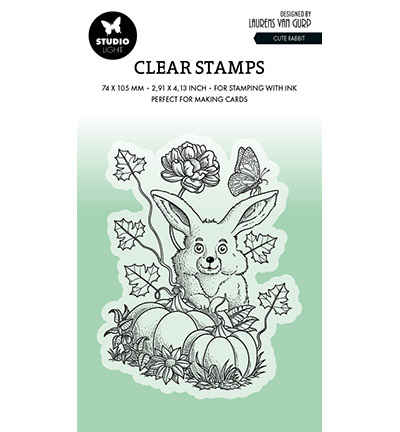 BL-ES-STAMP535 - Laurens van Gurp - Cute rabbit By Laurens nr.535 - 