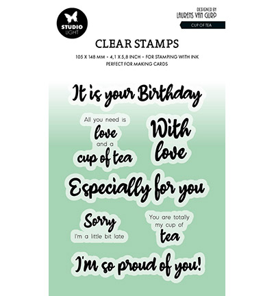 BL-ES-STAMP539 - Laurens van Gurp - Cup of tea By Laurens nr.539 - 