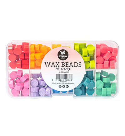 SL-ES-WAX02 - StudioLight - Wax Beads 10 colors Bright Essentials Tools nr.02 - Wax Beads