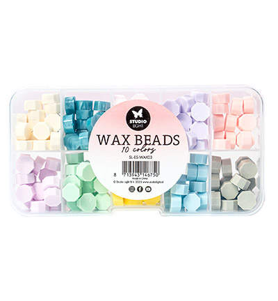 SL-ES-WAX03 - StudioLight - Wax Beads 10 colors Pastels Essentials Tools nr.03 - Wax Beads