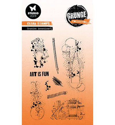 SL-GR-STAMP515 - StudioLight - Creative inventions Grunge Collection nr.515 - 