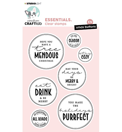 CCL-ES-STAMP556 - CraftLab - Xmas buttons Essentials nr.556 - Tampons CraftLab