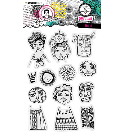 ABM-SI-STAMP506 - Art by Marlene - Face-it Signature Collection nr.506 - Gens
