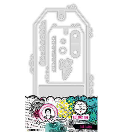 ABM-SI-CD727 - Art by Marlene - Tag-tastic Signature Collection nr.727 - Cadres, Etiquettes, Billets