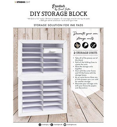 HE-ES-DCB57 - Hazel Eaton - DIY Storage block Ink units Essentials nr.57 - 
