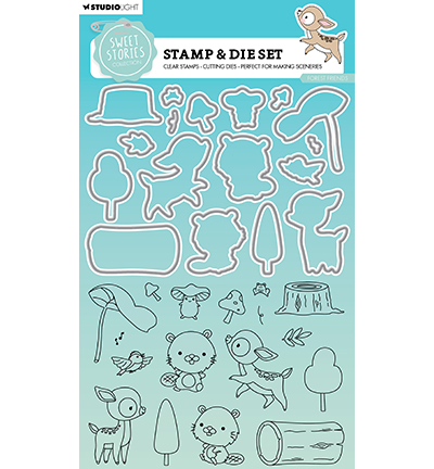 SL-SS-SCD75 - StudioLight - Forest friends Sweet Stories nr.75 - Jardin