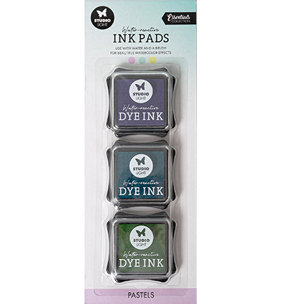 SL-ES-INKP17 - StudioLight - Water-reactive Ink Pads Pastels Essentials Tools nr.17 - Water-reactive Ink