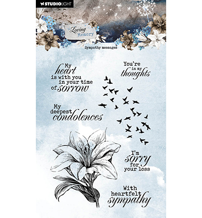SL-ILM-STAMP560 - StudioLight - Sympathy messages In Loving Memory nr.560 - Textes