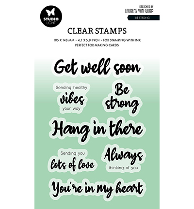 BL-ES-STAMP569 - Laurens van Gurp - Be strong By Laurens nr.569 - 