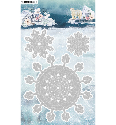 SL-AW-CD762 - StudioLight - Snow mandalas Artic Winter nr.762 - Matrices Studio Light