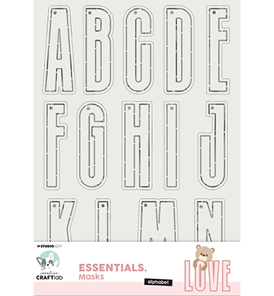 CCL-ES-MASK254 - CraftLab - Alphabet Essentials nr.524 - Alphabet, caractères