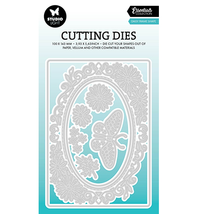 SL-ES-CD768 - StudioLight - Daisy frame shape Essentials nr.768 - Cadre / border