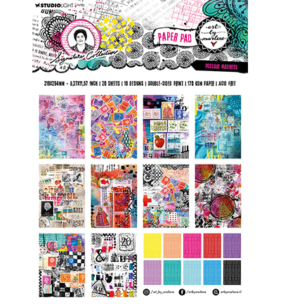 ABM-SI-DPP132 - Art by Marlene - Postage madness Signature Collection nr.132 - ABM-SI-DPP132 - Art by Marlene - Postage madness Signature Collection nr.132 -