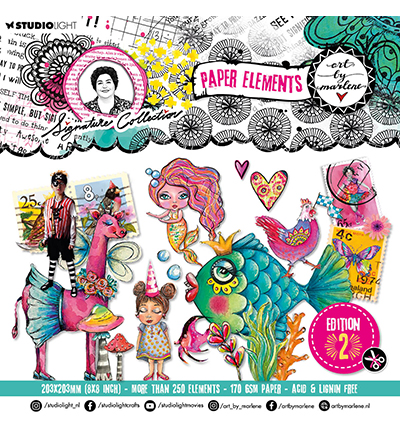 ABM-SI-DCPP133 - Art by Marlene - Paper Elements Edition 2 Signature Collection nr.133 - Paper Elements