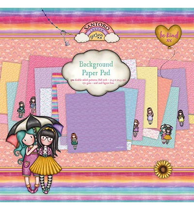 GOR-BK-PP123 - Gorjuss - Be Kind double-sided, 18 designs nr.123 - 