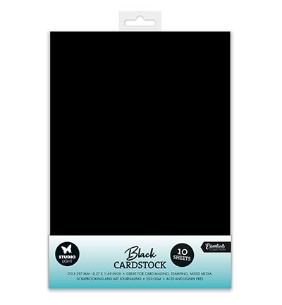 SL-CO-PS41 - StudioLight - Black Cardstock nr.41 - SL-CO-PS41 - StudioLight - Black Cardstock nr.41 -