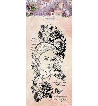 JMA-VD-STAMP609 - Jenine's - Victorian beauty Victorian Dreams nr.609 - Gens