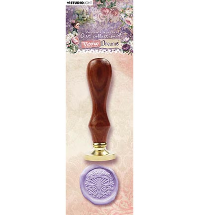 JMA-VD-WAX15 - Jenine's - Wax Stamp with handle Embellished butterfly Victorian Dreams nr.15 - Wax Stamp with handle