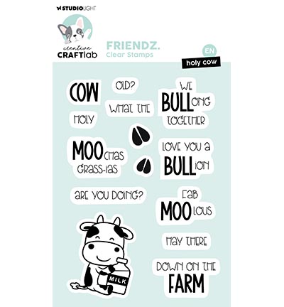CCL-FR-STAMP599 - CraftLab - Holy cow Friendz nr.599 - Tampons CraftLab
