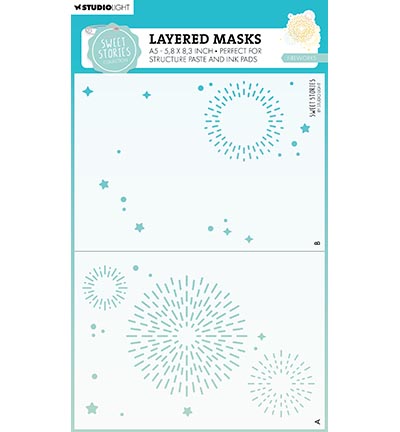 SL-SS-MASK267 - StudioLight - Fireworks Sweet Stories nr.267 - 