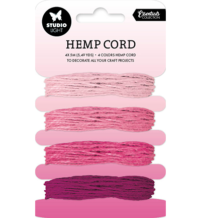 SL-ES-RIB07 - StudioLight - Shades of pink Consumables nr.07 - Hemp Cord