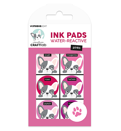 CCL-ES-INKP29 - CraftLab - Pinks Essentials nr.29 - Ink Pads Water-reactive