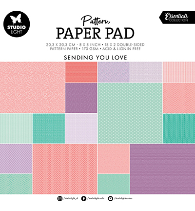 SL-ES-PPP153 - StudioLight - Background designs Essentials nr.153 - Pattern paper pad