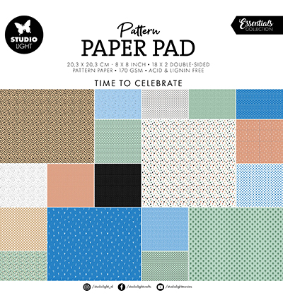 SL-ES-PPP154 - StudioLight - Background designs Essentials nr.154 - Pattern paper pad