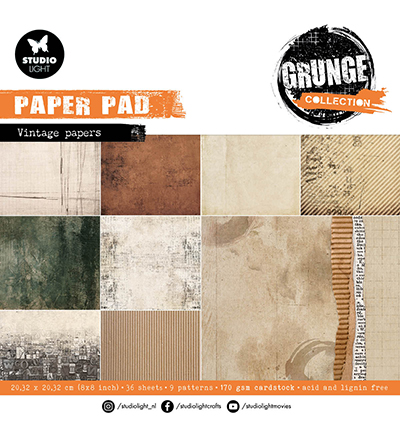 SL-GR-DPP136 - StudioLight - Vintage papers Grunge Collection nr.136 - 