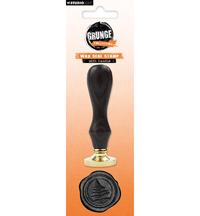 SL-GR-WAX17 - StudioLight - Fern Grunge Collection nr.17 - Wax Stamp with handle