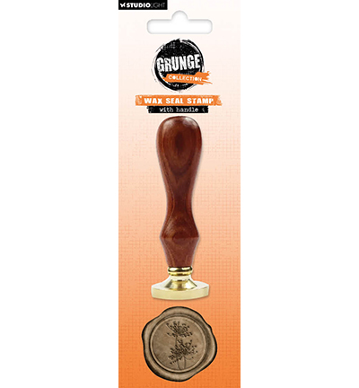 SL-GR-WAX18 - StudioLight - Grunge Collection nr.18 - Wax Stamp with handle