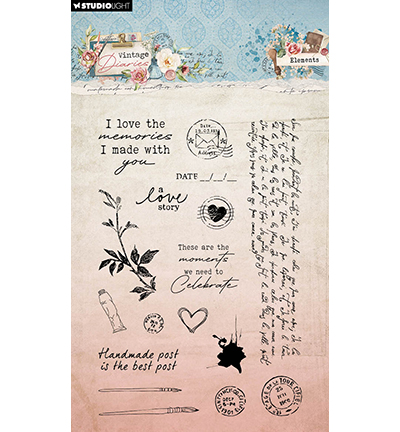 SL-VD-STAMP655 - StudioLight - Elements Vintage Diaries nr.655 - Courrier/lettre