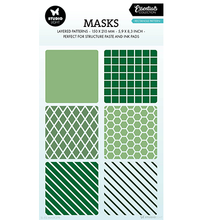 SL-ES-MASK278 - StudioLight - Rectangle pattern Essentials nr.278 - Carrés SL-ES-MASK278 - StudioLight - Rectangle pattern Essentials nr.278 - Carrés