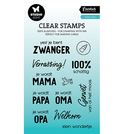 SL-ES-STAMP645 - StudioLight - Geboorte Essentials nr.645 - Textes